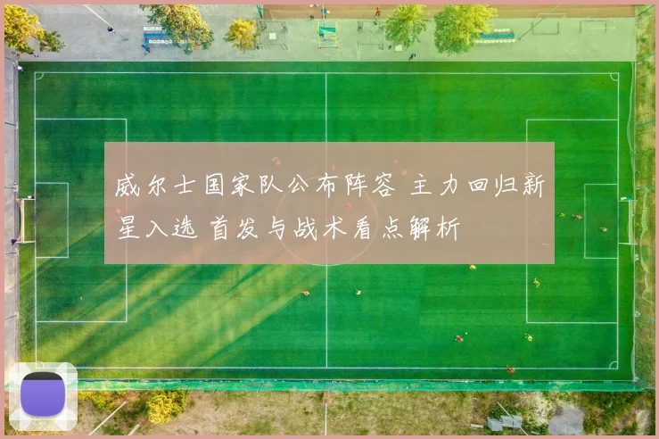 威尔士国家队公布阵容 主力回归新星入选 首发与战术看点解析