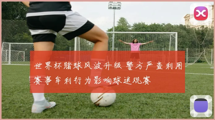 世界杯赌球风波升级 警方严查利用赛事牟利行为影响球迷观赛